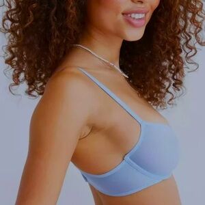 Aerie Light Blue Underwire Bra 32C